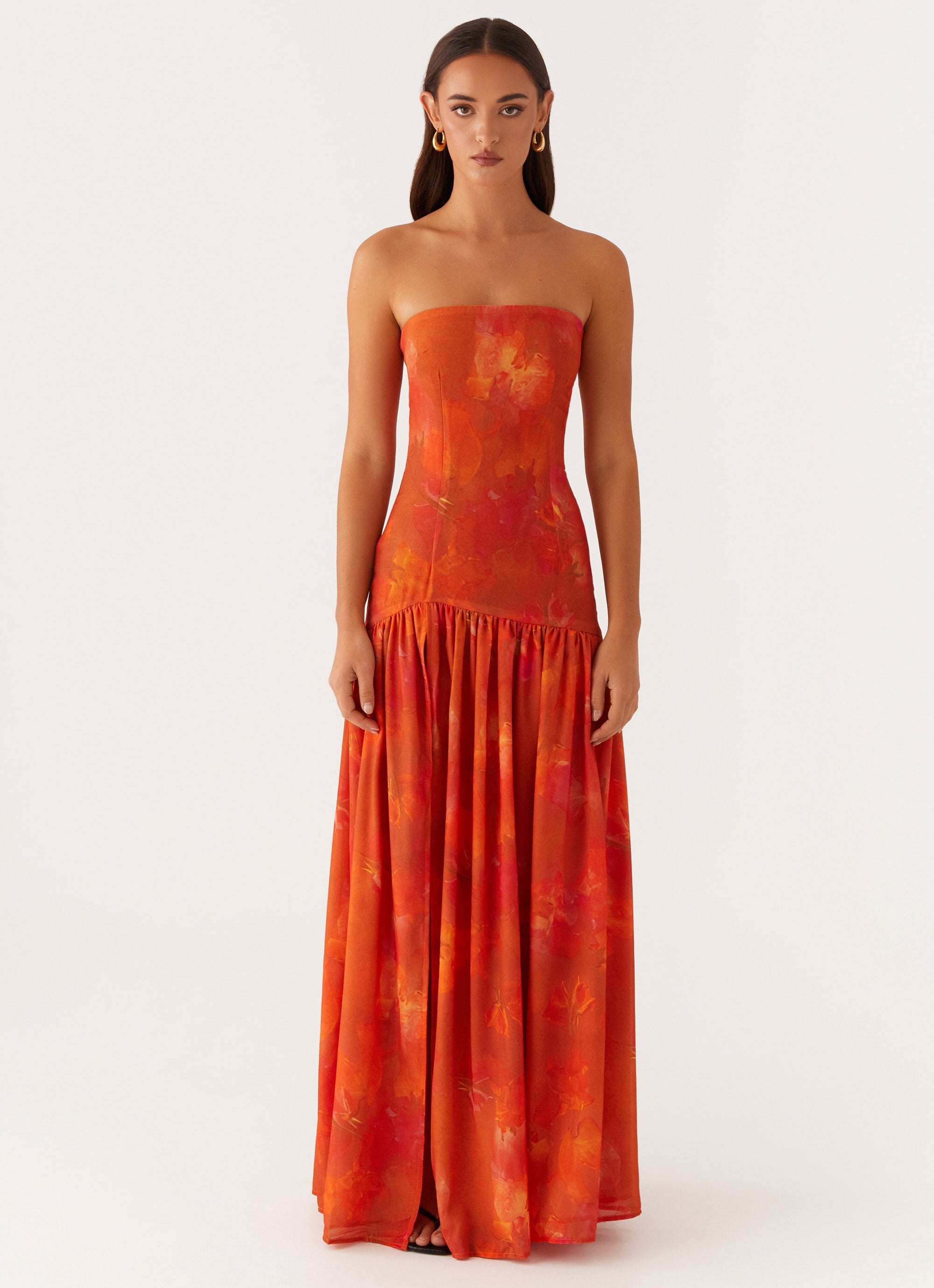 Lilly | Strapless Maxi Dress