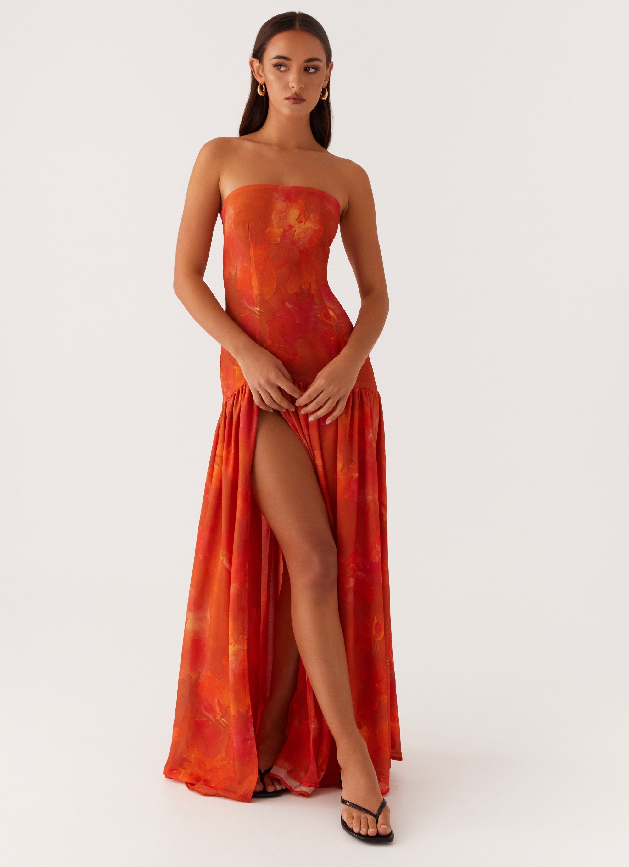 Lilly | Strapless Maxi Dress