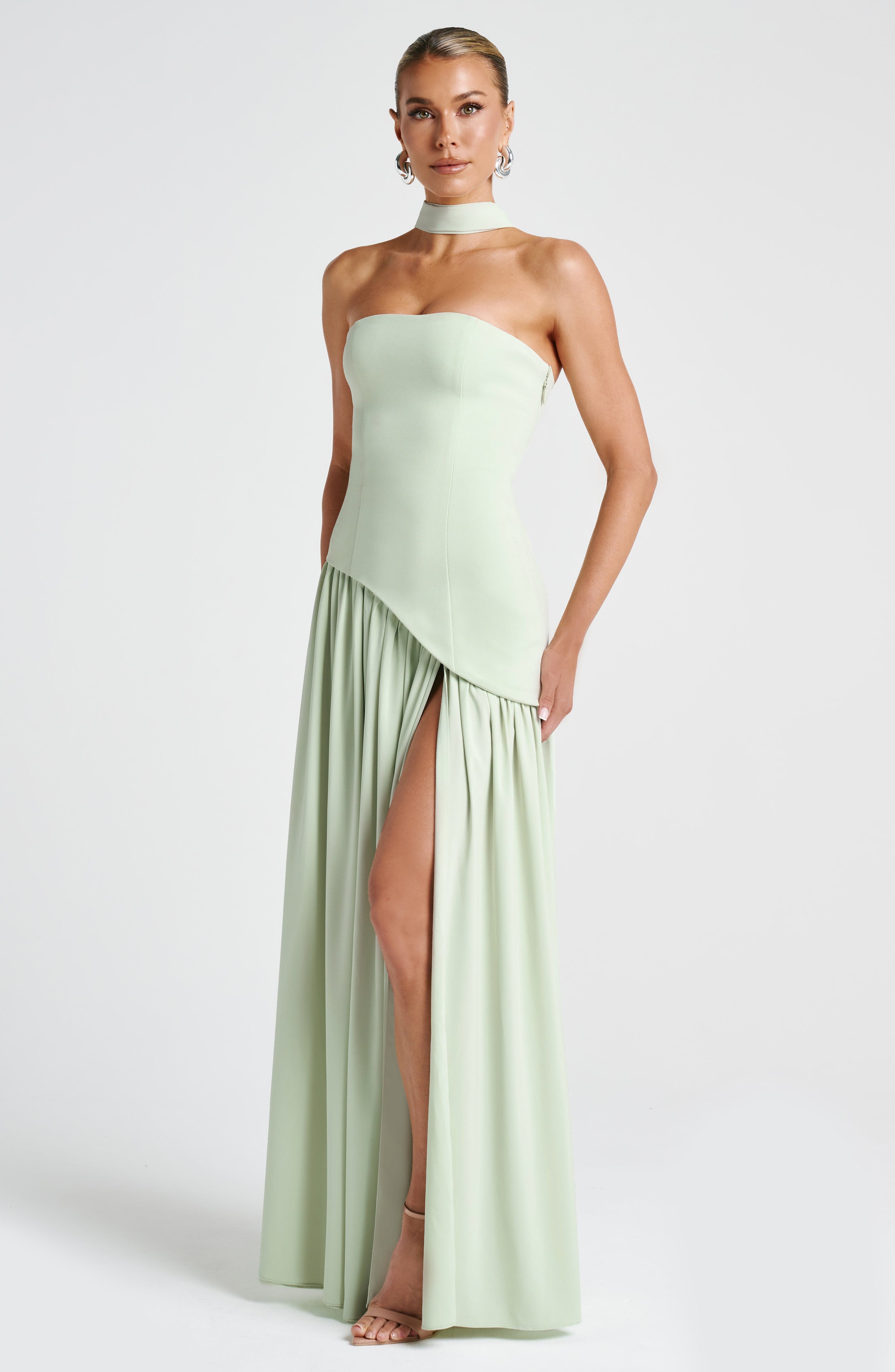Eva | Mint Maxi Dress