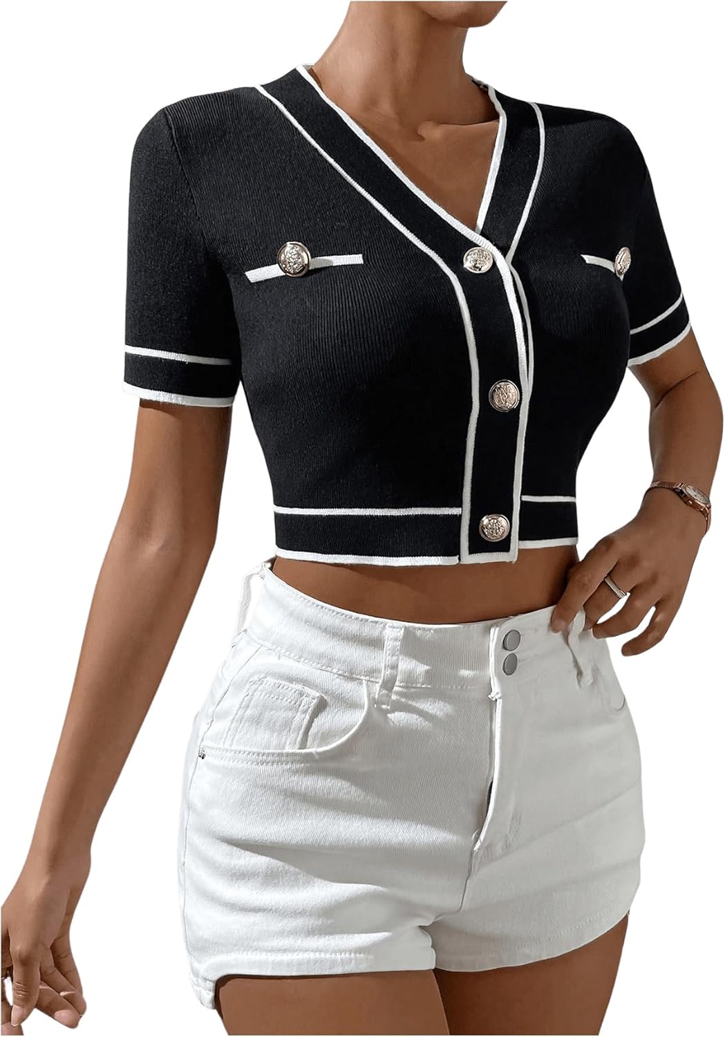Bella | Casual V Neck Top