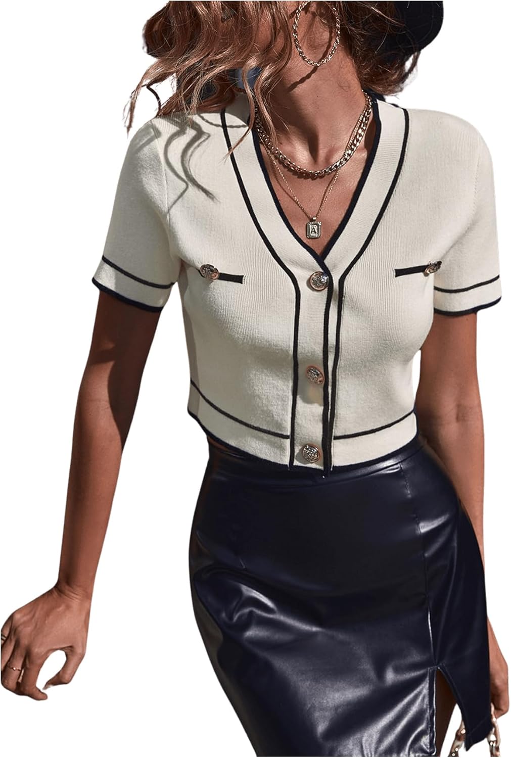 Bella | Casual V Neck Top