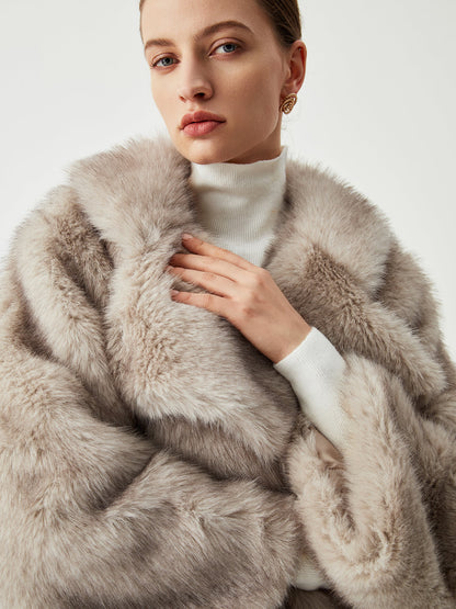 Jenny | Oversized Collared Faux Fur Coat