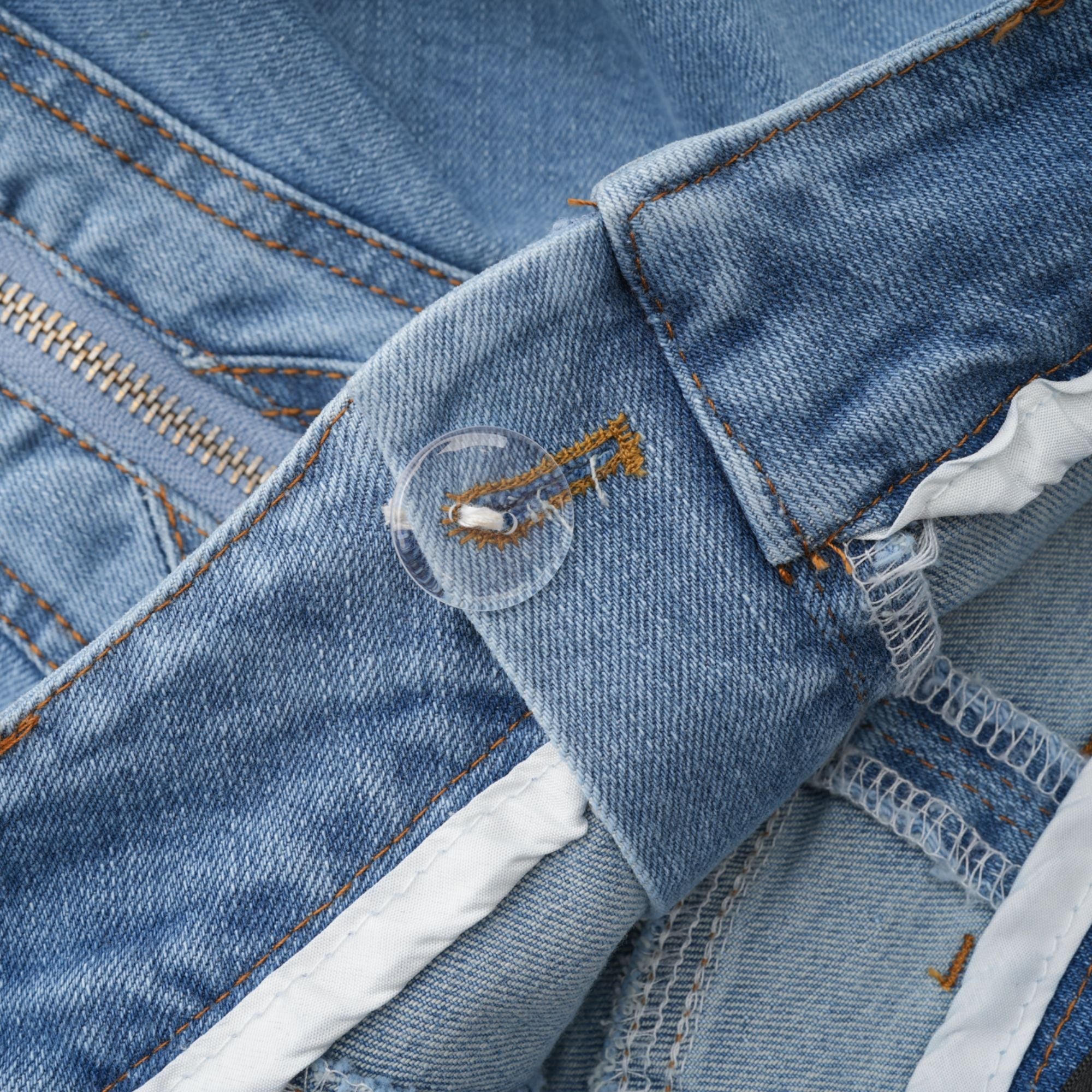 Katy | denim flounce-hem skirt
