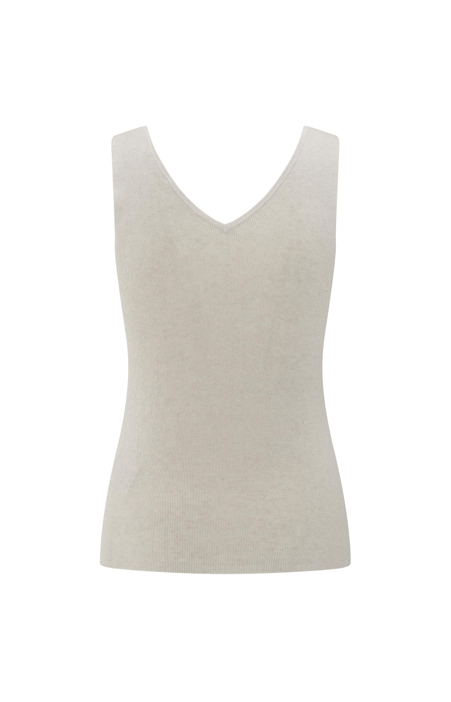 Molly | Fine rib knitted tank top