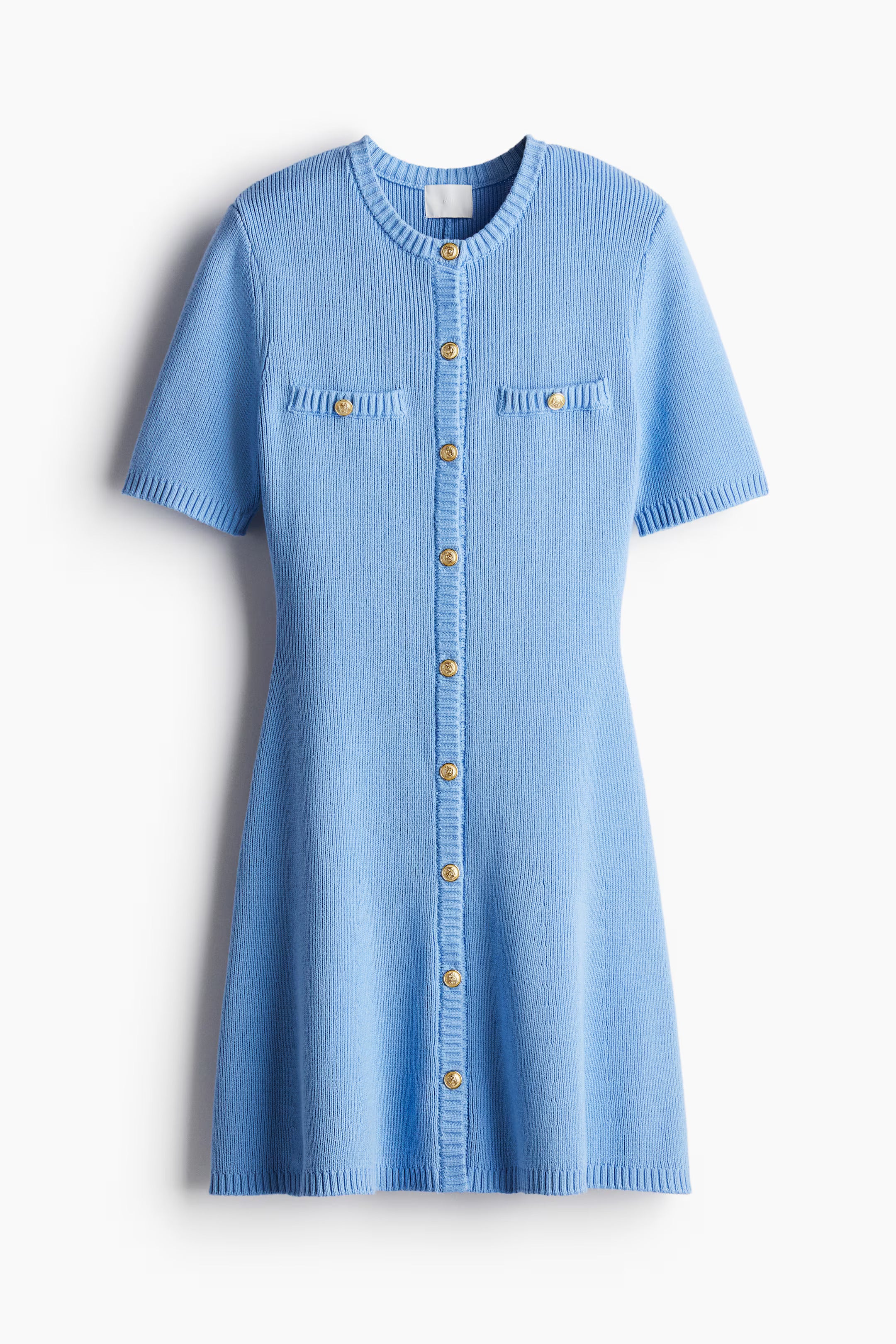 Jess | Ribbed button-through dress