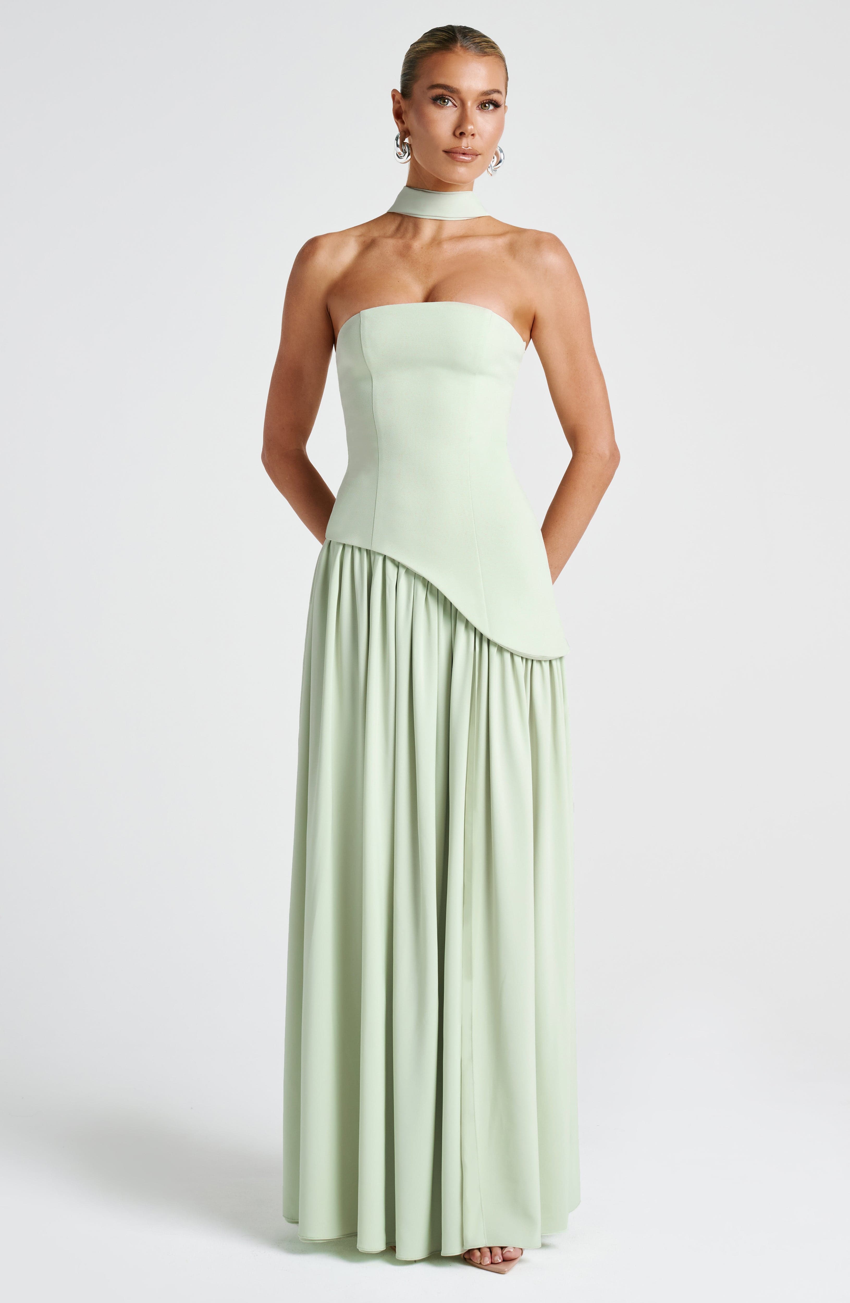 Eva | Mint Maxi Dress