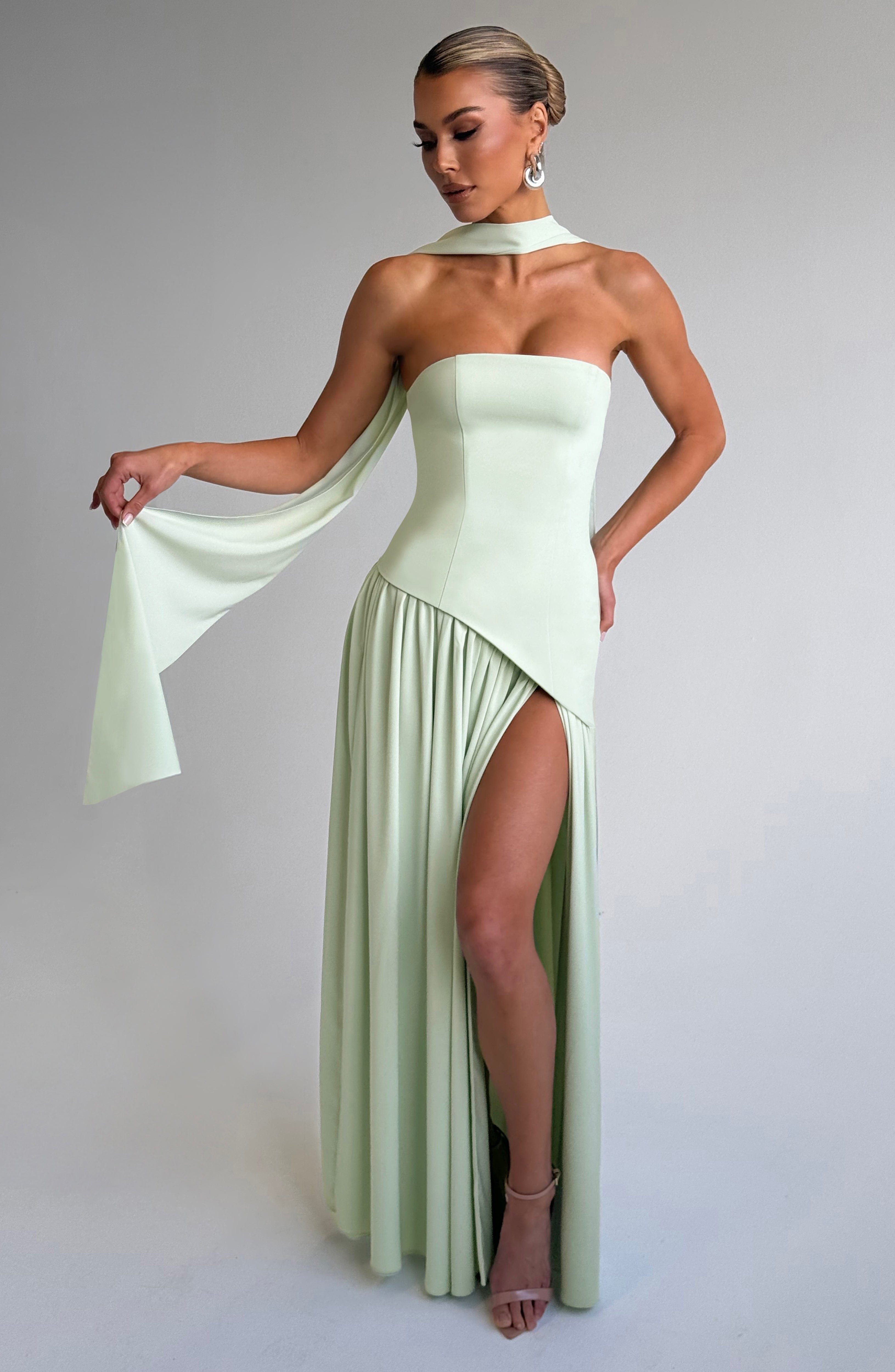 Eva | Mint Maxi Dress